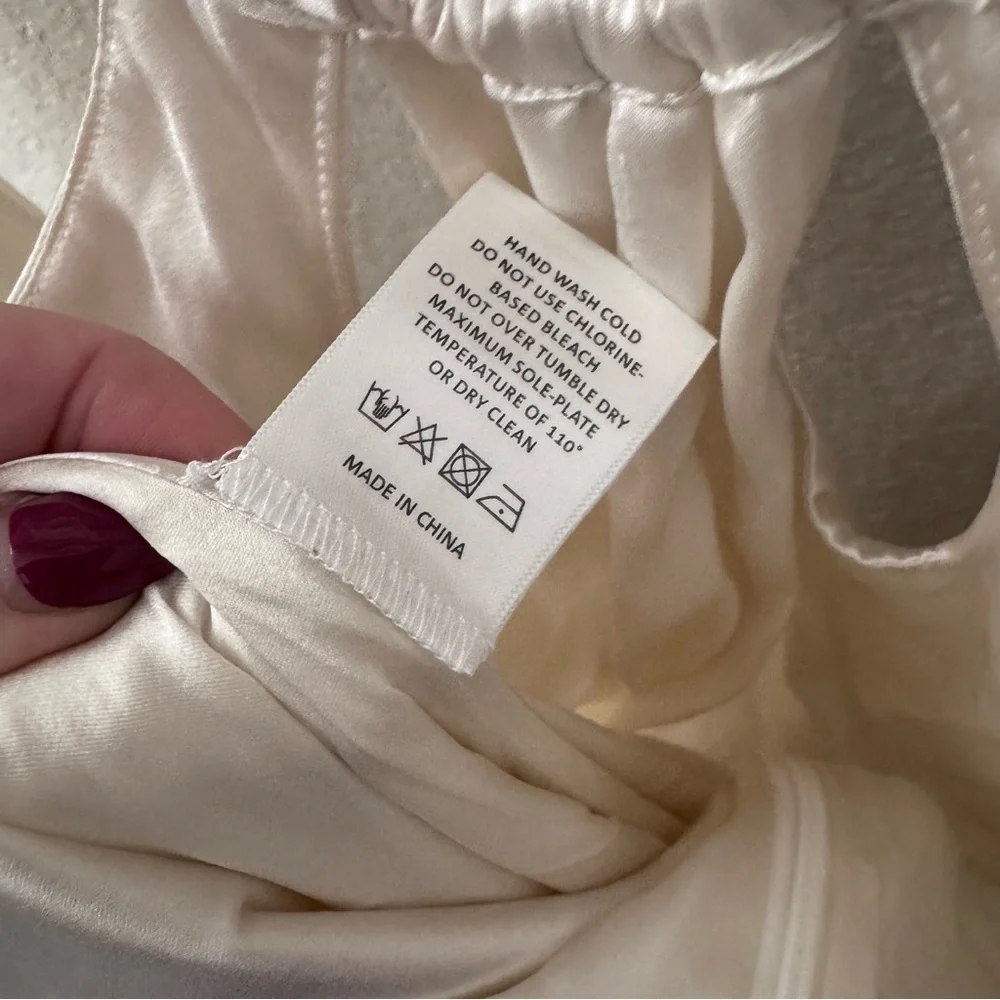 cult gaia XS Ivory Long Sleeve Cutout Maxi Jasmin Dress - Picture 9 of 12